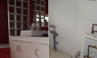 Kompletní rekonstrukce koupelny a wc