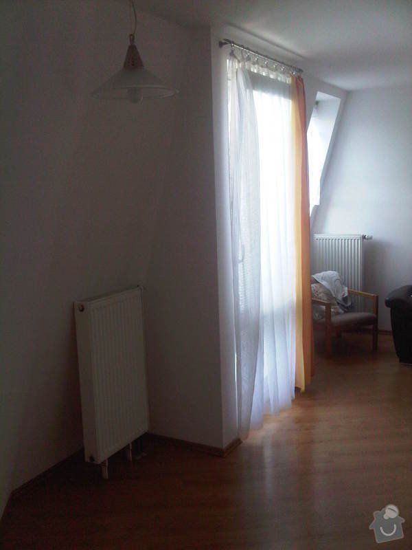 Oprava tepelné izolace v podkrovném bytě: Pohled_z_kuchyne