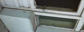 Renovace-výměna špaletových oken - stav před realizací