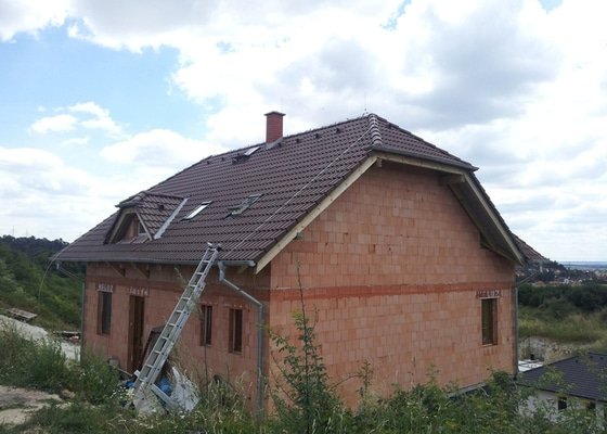 Montáž Hromosvodu na RD  Pan Lelek. Liběchov okr. Mělník.