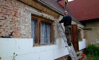 Zateplení fasády a prodloužení střechy
