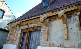 Zateplení fasády a prodloužení střechy