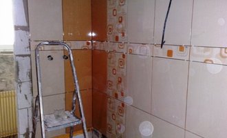 Rekonstrukce koupelny,kuchyně v RD