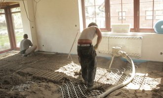 Zhotovení betonových podlah
