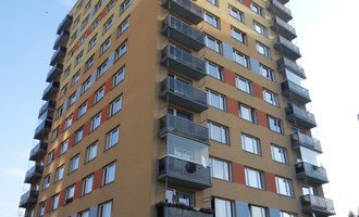 Výškové práce - oprava nátěru balkonů - stav před realizací