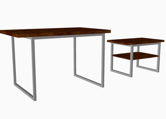 Kuchyňký stůl, konferenční stolek - stav před realizací