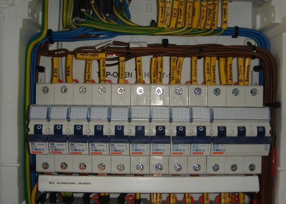 Kompletace elektro v RD, dokončení elektroinstalace vč.revize