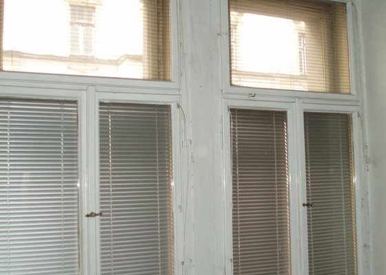 Oprava spaletovych oken - stav před realizací