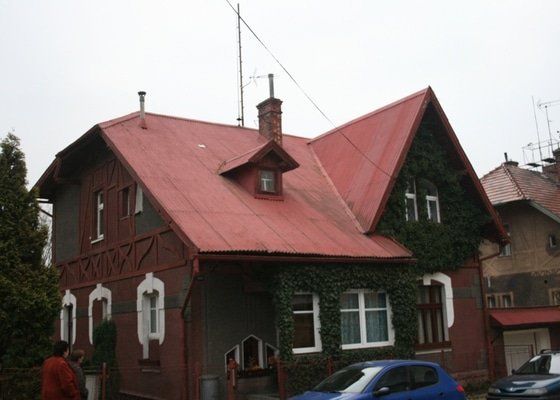 Rekonstrukce střechy, včetně zateplení - stav před realizací