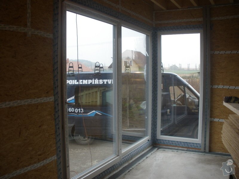 Dodávka a montáž - plastová okna v dřevostavbě: PA280388