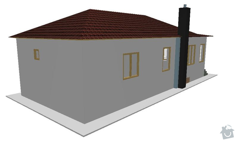 Montáž a dodávka valbové střechy s příslušenstvím: SZ