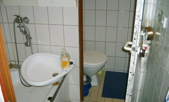 Rekonstrukce koupelny + WC v panel. bytu - stav před realizací