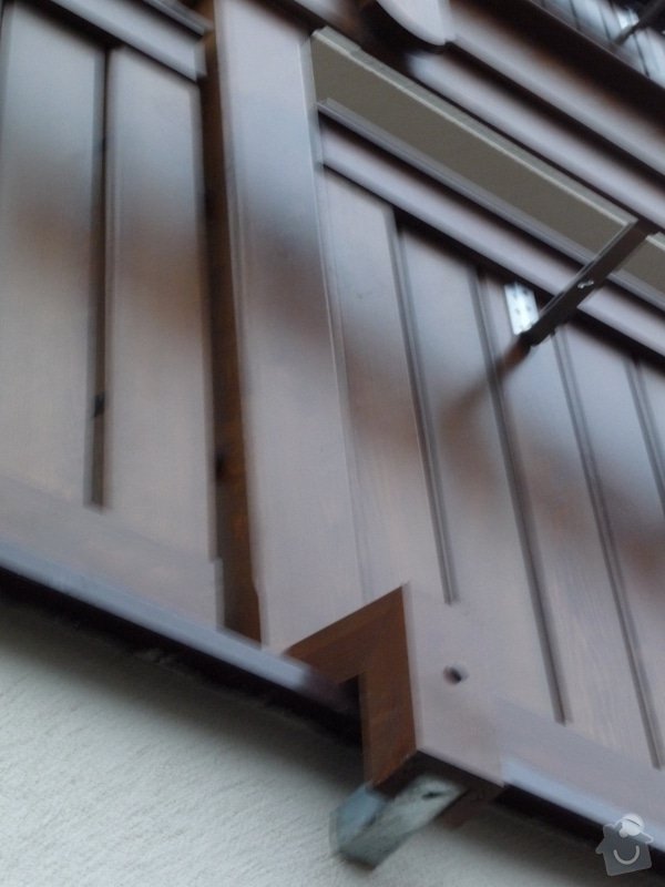 Dřevěné zábradlí balkónu zábradlí s truhlíkem typ TYP SCHWANZENBERG: P1050717