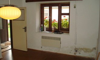 Renovace drevenych  oken - stav před realizací