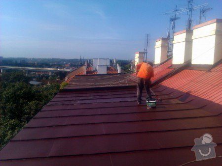Nátěr střechy a klempířských prvků : IMAG0393