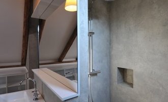 Imitace betonu / betonova stěrku do koupelny a WC - stav před realizací