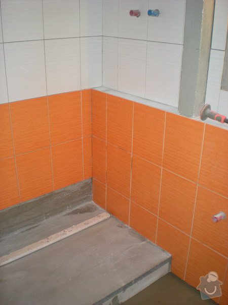 Kompletní přestavba koupelny ve starším rod.domě dle požadavku.: 158-03
