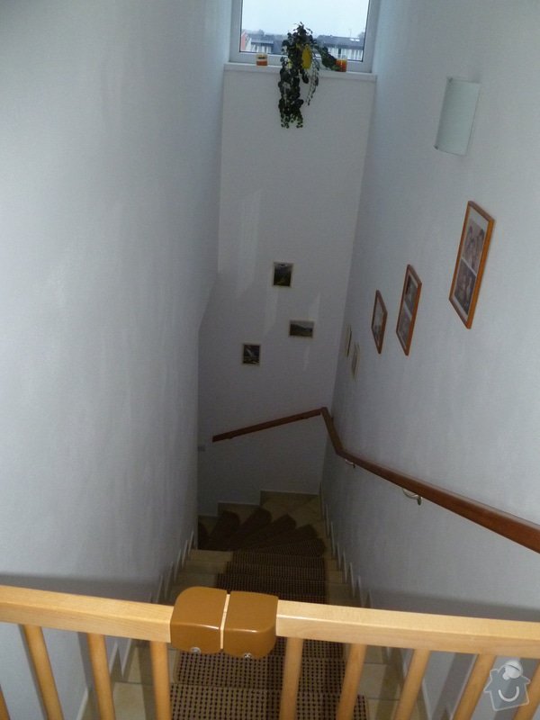 Obložení dlažbových schodů dřevem: P1020451