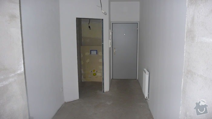 Atypický mezonetový apartmán - doplnění - bar z nerezu a hliníku: chod._wc