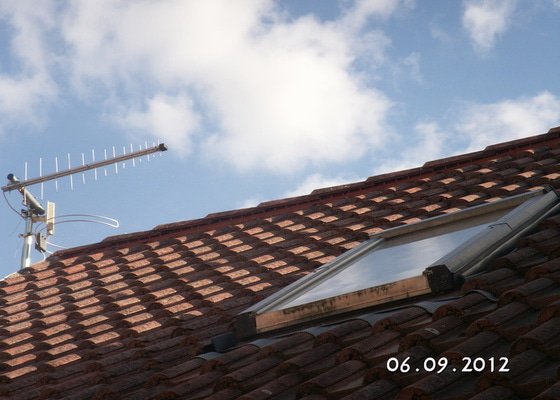 Zateplení střechy - podkroví - stav před realizací