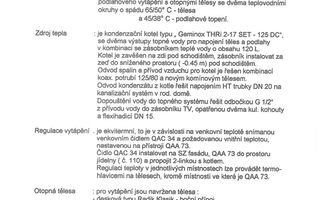 Ustredni topeni podlahove/radiatory - stav před realizací