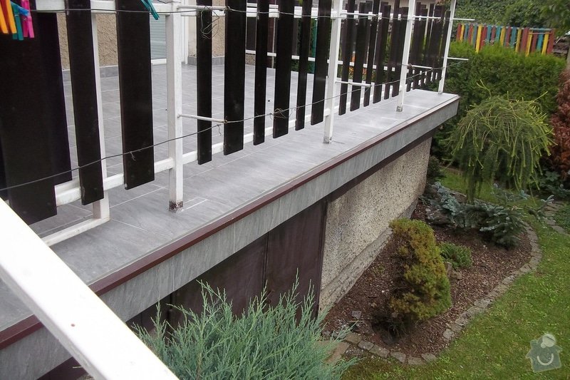 Pokládka nové dlažby na terase: 100_1085