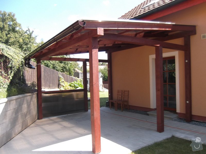 Pergola s polykarb. střechou: 017