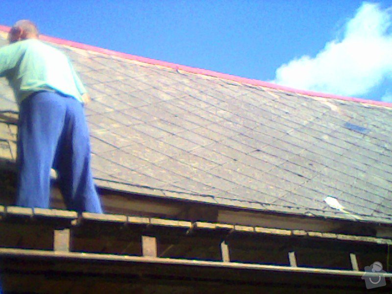 Rekontrukce střechy na selském stavení: IMG0297A
