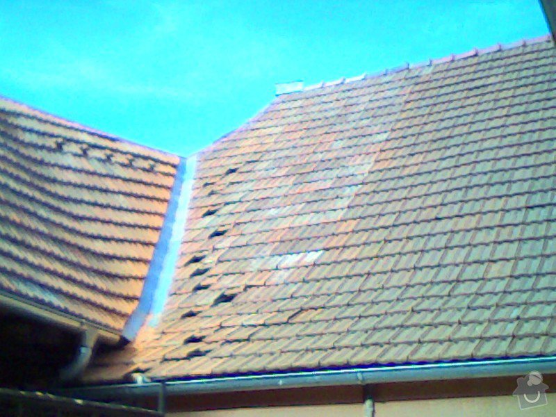 Rekontrukce střechy na selském stavení: IMG0317A