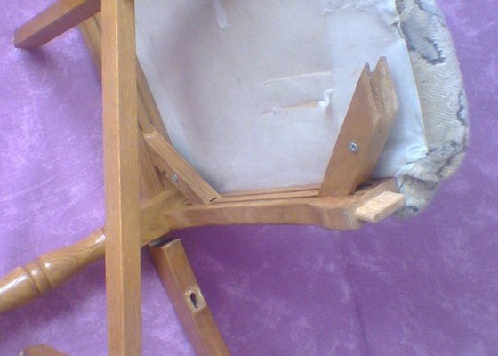 Oprava židle z masivu