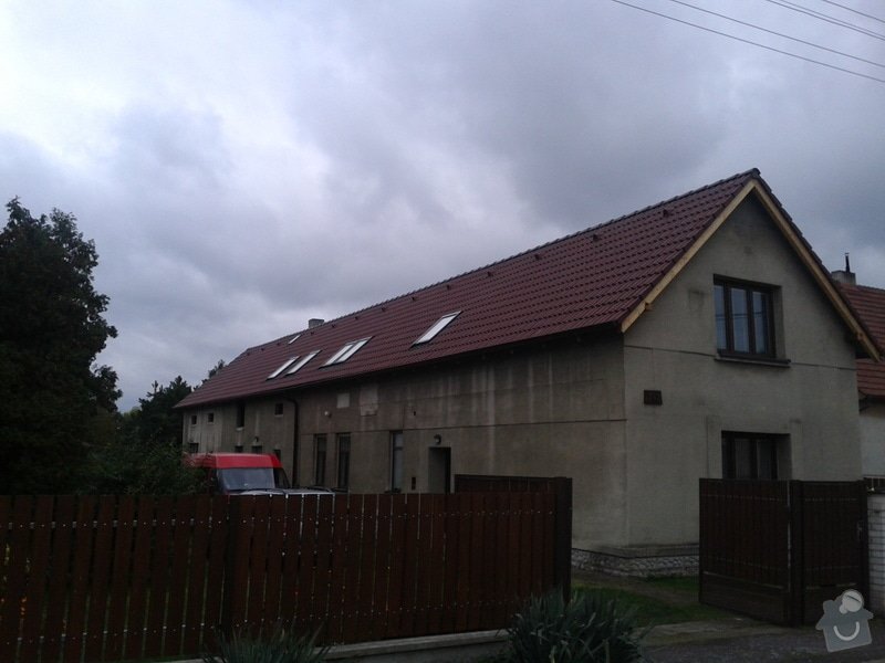 Rekonstrukce taškové střechy za plechovou: 030