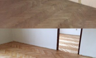 Renovace dřevěných parket (cca 30 m2)