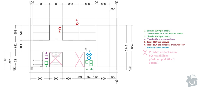 Příprava kuchyňské linky: Navrh_instalaci