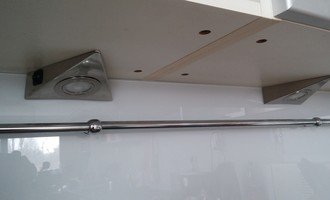 Instalace stropního osvětlení (2x) - stav před realizací