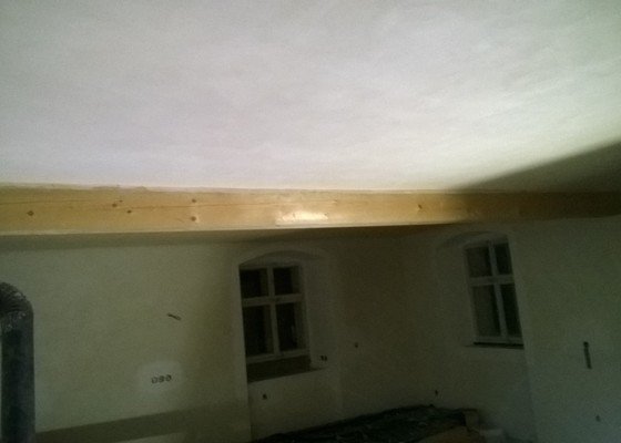 Renovace stropu na chalupě - Bílý Potok pod Smrkem