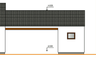 Výstavba carport + sklad na klíč - stav před realizací