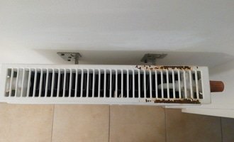 Výměna radiatorů,instalatérské práce - stav před realizací