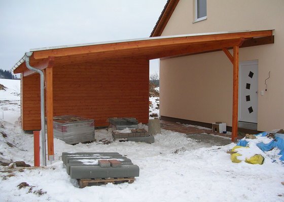 Pergola pro dvě auta