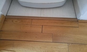 Renovace dřevěné podlahy - stav před realizací