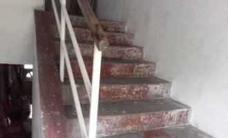 Renovace betonových schodů - stav před realizací