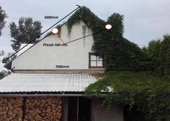 Rekonstrukce střechy - stav před realizací