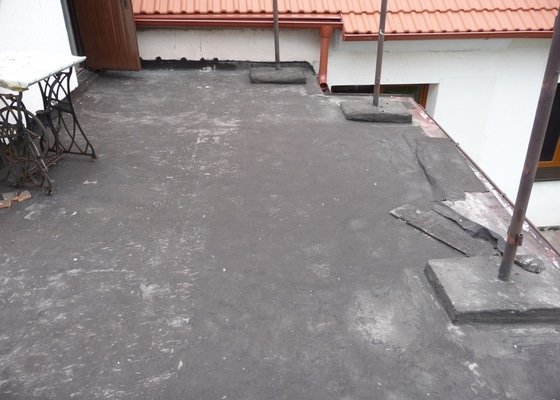 Rekonstrukce (hydroizolace) ploché střechy/terasy RD