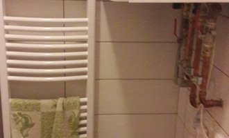 Menší předělávka koupelny - úprava voda a radiátor - stav před realizací