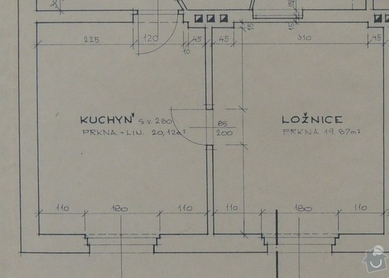 Vymalovani dvou pokoju 40m2 podlahove plochy