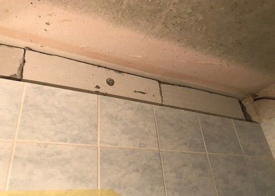 Sádrokartonový podhled koupelna vč. 3 led osvětlení