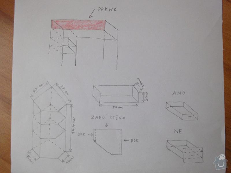 Výroba psacího stolu: nákres_2