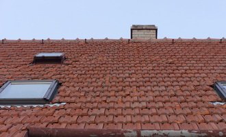 Rekonstrukce střechy na rodinném domě - stav před realizací
