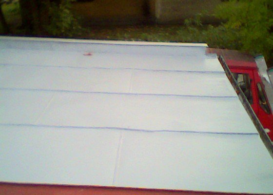   Potřebuji natřít plochou střechu garže, Lačnov  