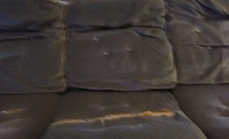Čalounění polštářů k sedačce a 2 křeslům - stav před realizací