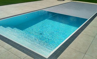 Fóliový bazén s přelivem a slanou vodou
